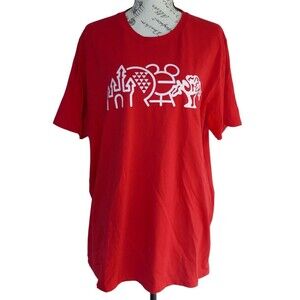 Disney World 4 Parks Logo T-Shirt Magic Kingdom EPCOT Hollywood Animal Kingdom